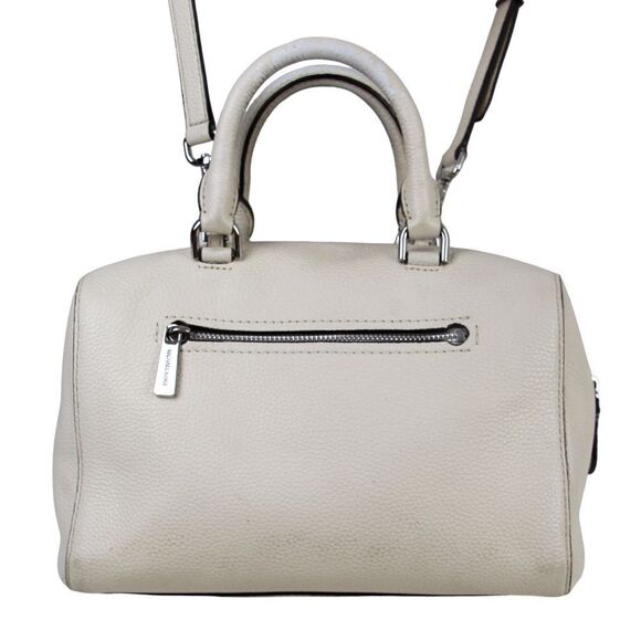 Michael Kors IVORY REAL LEATHER MEDIUM X-BODY SHOULDER BAG SATCHEL HANDBAG PURSE - Picture 6 of 16